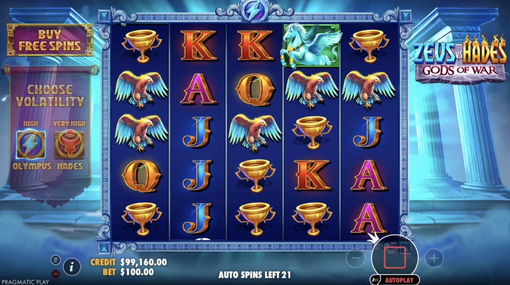 Zeus vs Hades Gods of War Slot